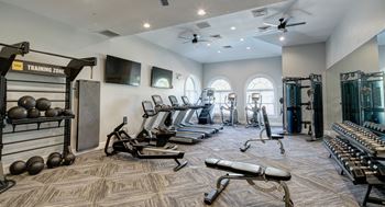 Clubhouse Redesign with Updated Gym at The MilTon Luxury Apartments, Vernon Hills